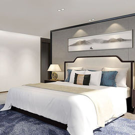 طراحی لوکس هتل آپارتمان مبلمان اتاق خواب مدرن سوئیت با سطح زیبا