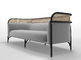 صندلی نیمکت رستوران با طراحی مدرن با اسکلت چوبی / استیل