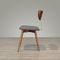 صندلی های چوبی جامد ناهار خوری مدرن با پای ضد فلزی راحت