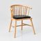 صندلی های چرمی و چوبی جامد برای اتاق ناهار خوری / اتاق نشیمن سفارشی