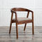 صندلی های چوبی مدرن مدرن با صندلی چرمی و زیر بغل