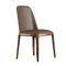 صندلی های ناهار خوری چرمی و چوبی طرح ساده مدرن راحت