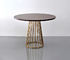 میز قهوه ساخته شده از سنگ مرمر مبلمان سفارشی با پایه استیل ضد زنگ