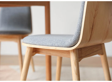 صندلی های ناهار خوری چوبی با پشت بالا چند رنگ برای کافی شاپ / دسر فروشی