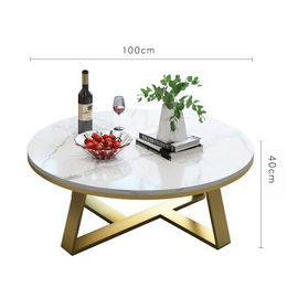 میز چای ساخته شده از مرمر نوردیک سفارشی ساخته شده از میز چای اندازه دور