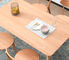 میز ناهارخوری مدرن مستطیل جدول جامد طراحی ساده