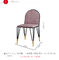 صندلی های چوبی جامد شیک / صندلی های اتاق ناهار خوری قاب فلزی