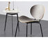 شکلک های مدرن صندلی های چوبی جامد با ناهنجاری های فلزی راحت است